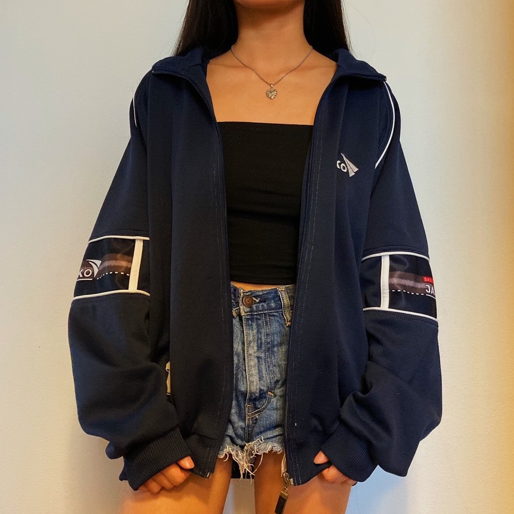 Vintage Oversized Zip Up